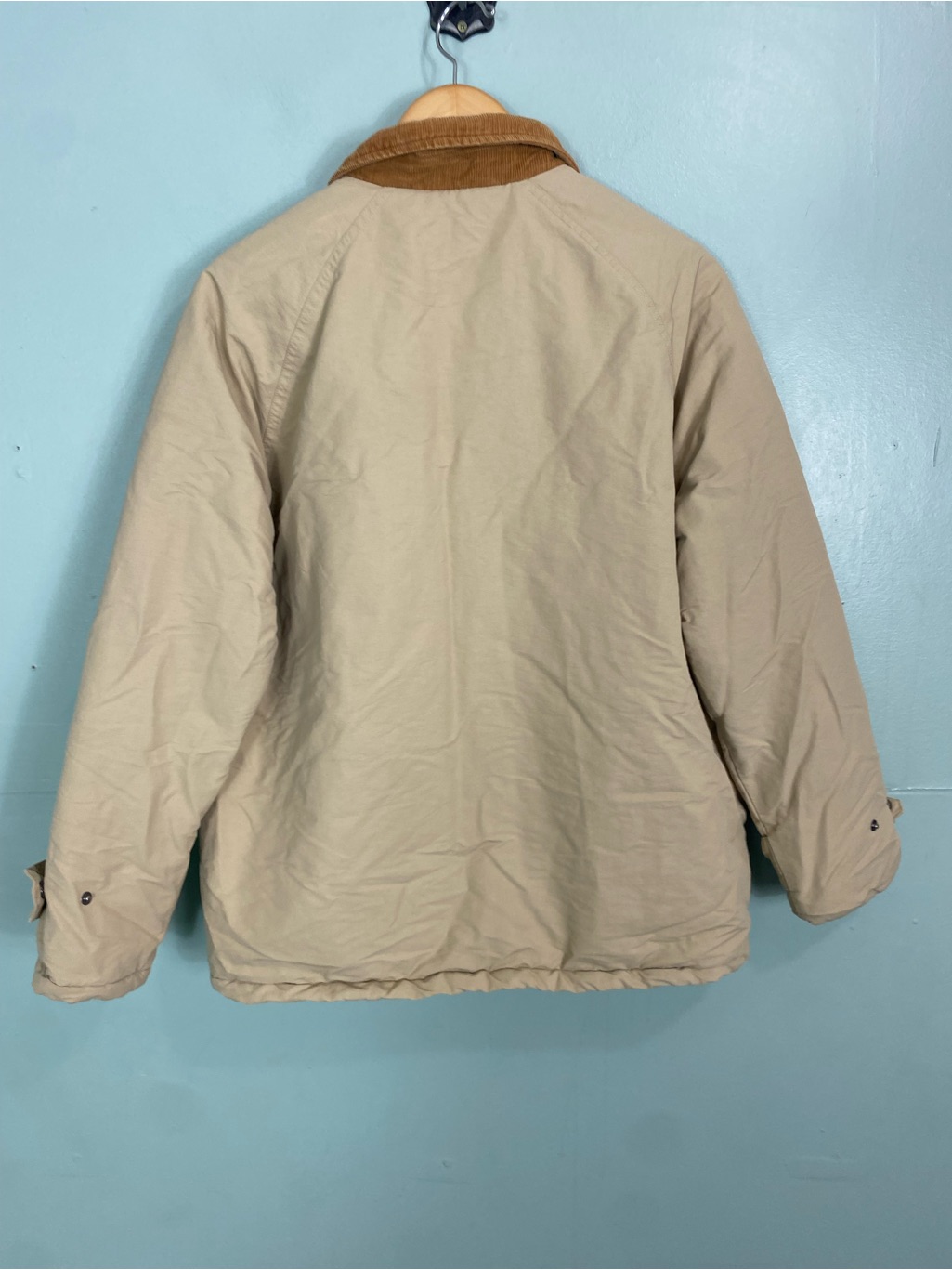Found Fisherman Jacket Barn Brown Beige Small — image 5 of 7